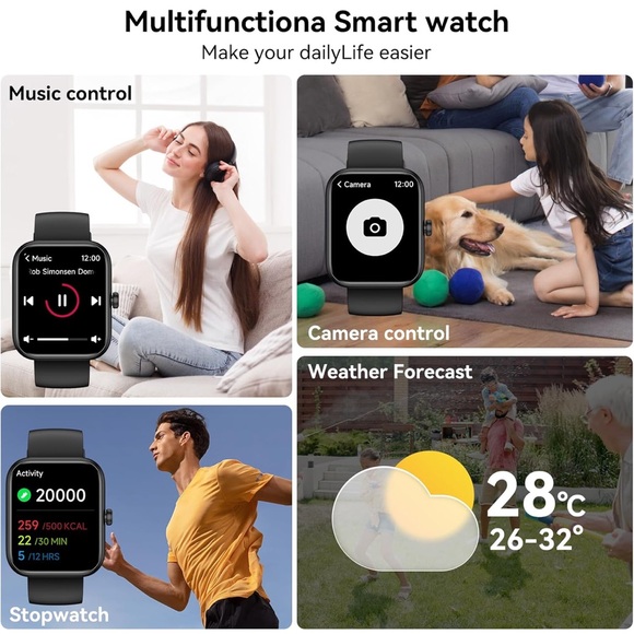 Smartwatch for men and women with Alexa built-in, fitness tracker - Picture 8 of 8